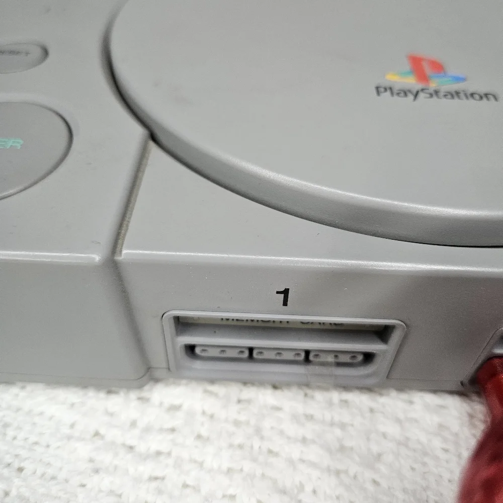 Sony PlayStation 1 PS1 Console w/Mad Catz Dual Force Controller for PlayStation